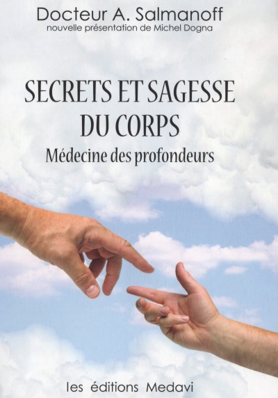 Photo of the second A. Salmanoff’ book, Body’s Secrets and wisdom, Medicine of the depth, written in France, by the end of his life. This book has been re-edited in 2013 by Michel Dogna, Naturotherapist and medicine new paper writer. This book is much more technical. In the first part, he writes his main ideas about what is the life, how the body works, why the body grows old so speedily, ill. A second part is dedicated to the body’s physiology, speaking about capillaries, the blood circulation, breathing describing the role of the diaphragm, how important is the skin. A third part details the phases between health and diseases, makes the description of lot of diseases, why they occur, how to reduce them using capillotherapy. After other philosophical consideration that we must replace in their context, but always pertinent, A. Salmanoff tells his vision of medicine, a global approach of sick people instead of illness only. He speaks about the body’s internal regulations, as Dr Jacques Ménétrier will work onto in the 1950’s, 1970’s. He describes how to use daily the capillotherapy. As for its first book, lot of bibliographical data are joined as well.